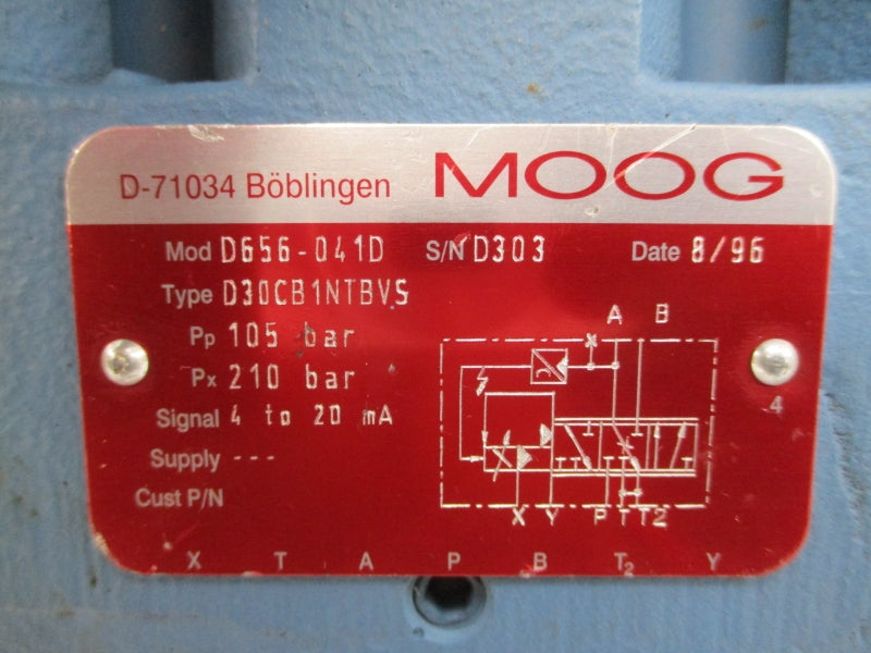 MOOG D656-041D D30CB1NTBVS UNMP