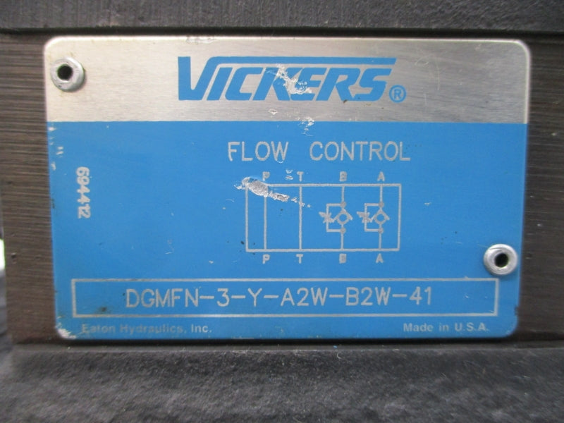 VICKERS DG5V8S6C2ETMUB10 02-393211 110/120V .46/.48A 5000PSI NSNP