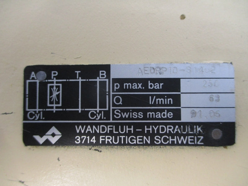 WANDFLUH-HYDRAULIK AEDRP10-S1402 NSNP
