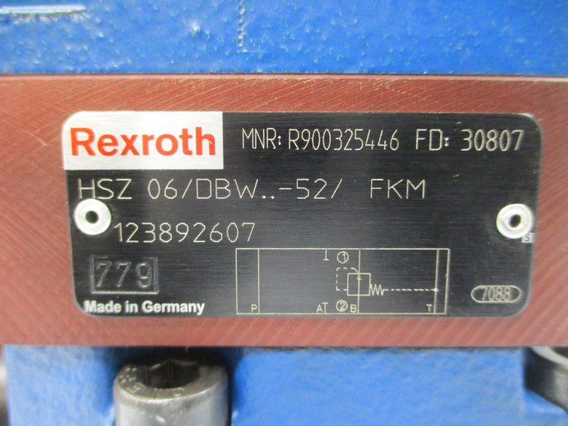 REXROTH DBW20B2-52/350S6EW110N9K4R12V-CSA R900966248 110/120V UNMP