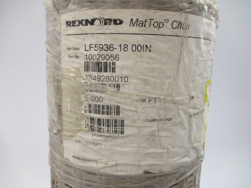 REXNORD LF5936-18.00IN 10029056 5.000FT NSMP