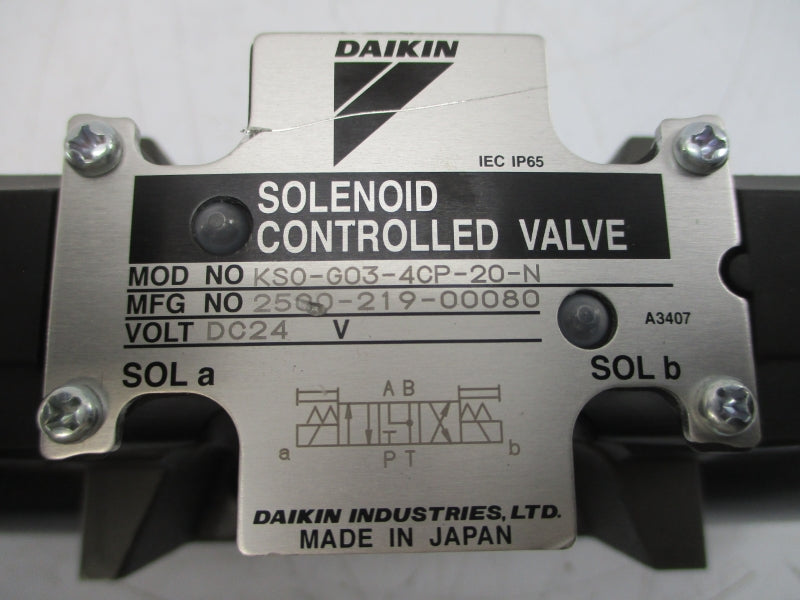 DAIKIN KS0-G03-4CP-20-N 24VDC NSNP