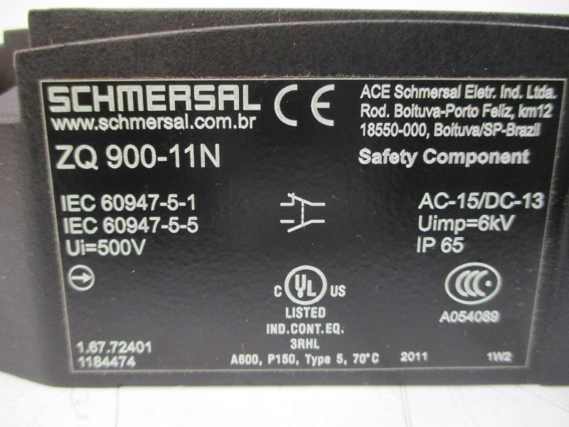 SCHMERSAL ZQ900-11N 500V (NO COVER) NSMP