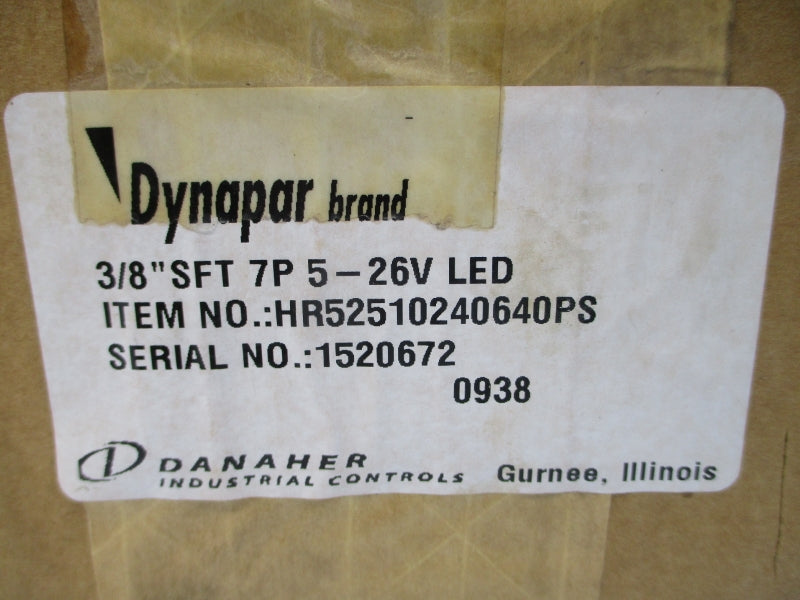 DYNAPAR HR52510240640PS 5-26V 3/8" NSMP