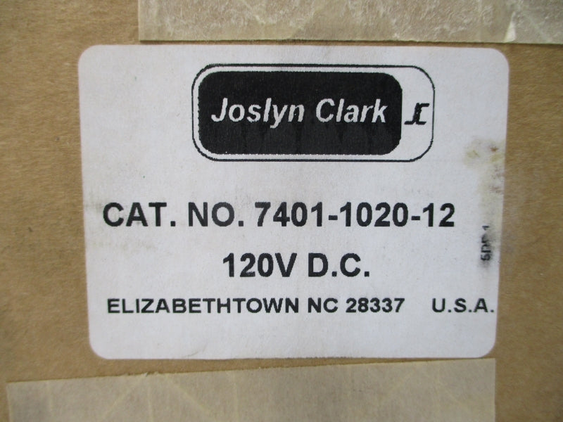 JOSLYN CLARK 7401-1020-12 120VDC NSFS