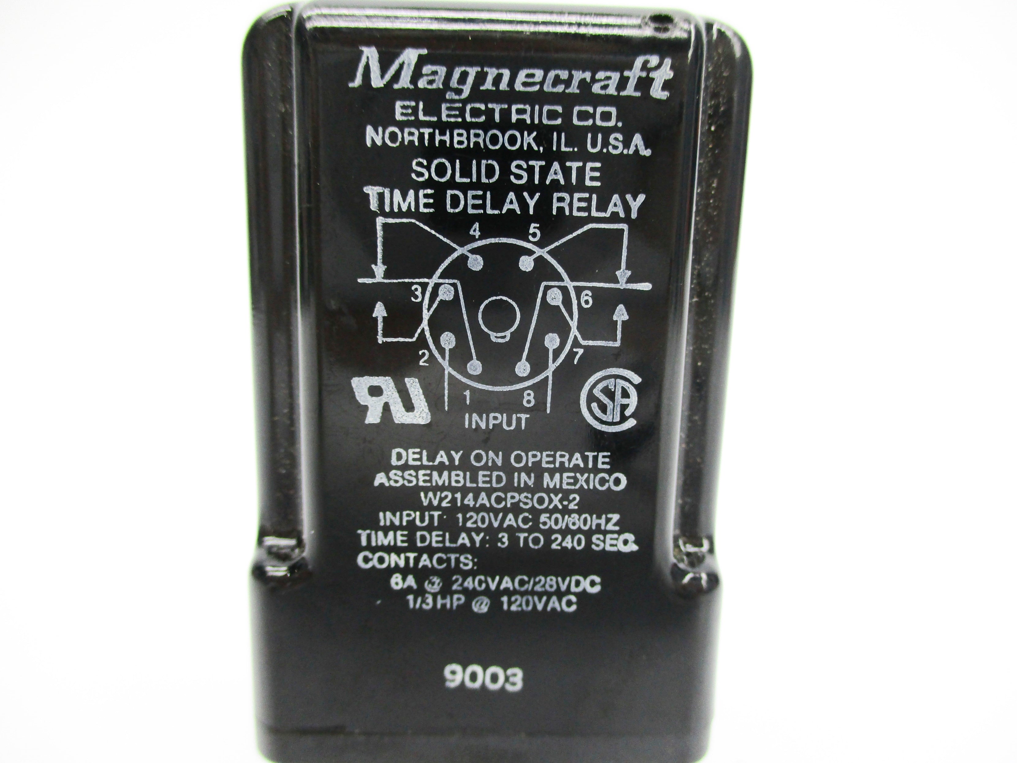 MAGNECRAFT W214ACPSOX-2 120VAC 6A NSNP