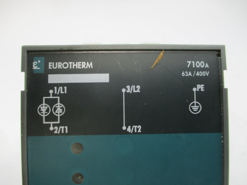EUROTHERM 7100A63A/400V/SELF/XXXX/FUSE/FC1/FILT/4MA20/ENG/NONE/////////NONE/ 400V 63A NSNP