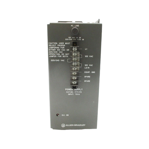 ALLEN BRADLEY 1771-P2 SER. A 120/220VAC 1/0.5A REV. E01 NSNP