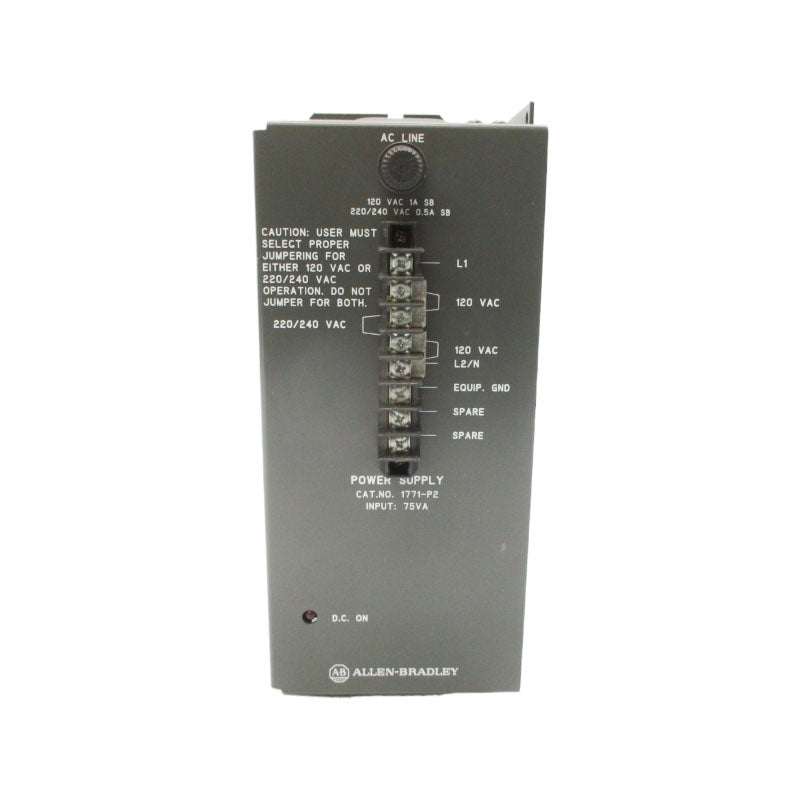 ALLEN BRADLEY 1771-P2 SER. A 120/220VAC 1/0.5A REV. E01 NSNP