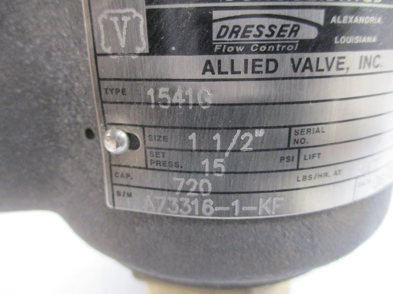 DRESSER 1541G-21 41G 15PSI 1-1/2" NSMP
