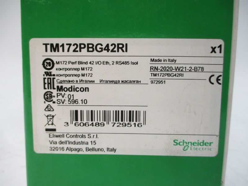 SCHNEIDER ELECTRIC TM172PBG42RI 24VAC NSMP