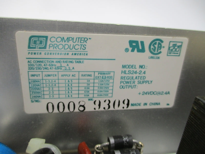 COMPUTER PRODUCTS HLS24-2.4 240VAC 0.5/1A NSMP