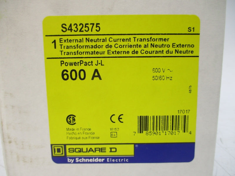 SQUARE D S432575 SER. 1 600V 600A NSMP