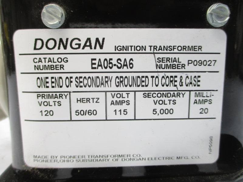 DONGAN EA05-SA6 120V 115A NSNP