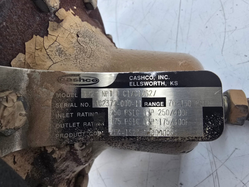 CASHCO 1/2"NPTDCI/CI/S2/ 70-150PSI 1/2" UNMP