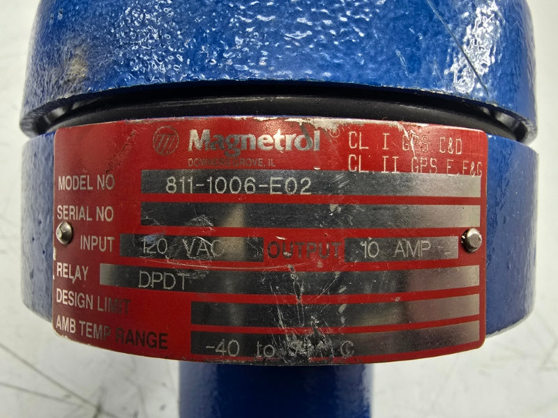 MAGNETROL 811-1006-E02 120VAC 10A UNMP