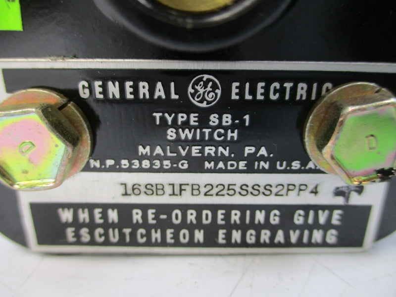 GENERAL ELECTRIC 16SB1FB225SSS2PP4 SB-1 NSMP