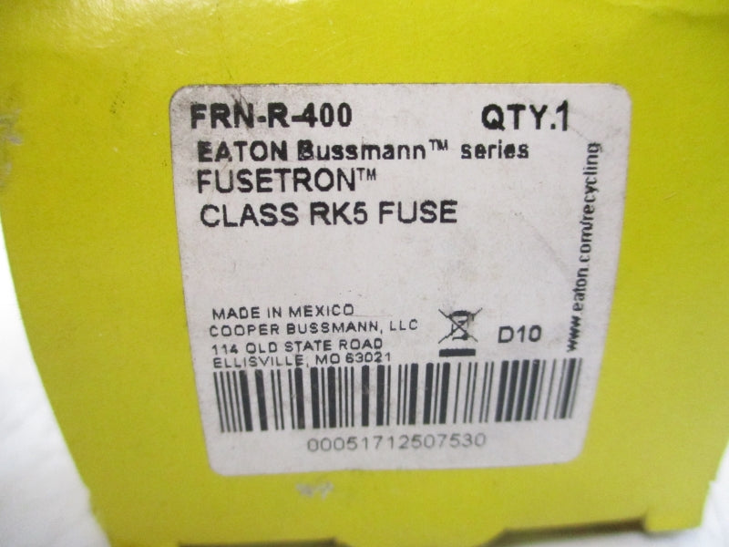 BUSSMANN FRN-R-400 250VAC/DC 400A (YL/GR) NSMP