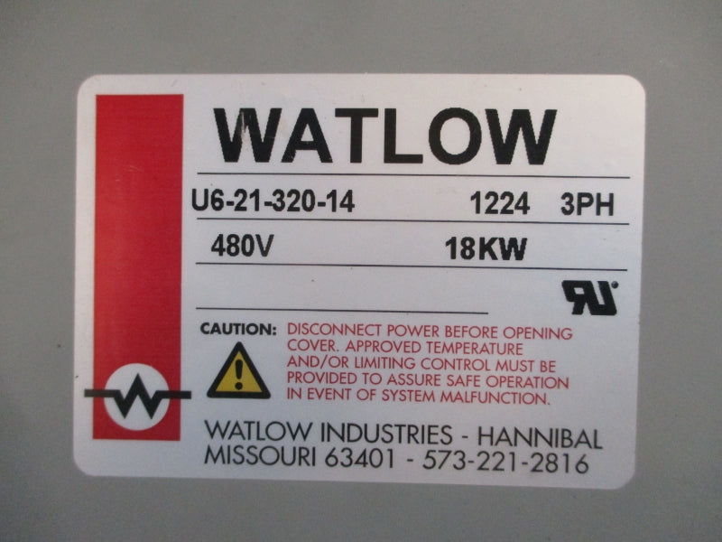 WATLOW U6-21-320-14 480V (AS PICTURED1) NSNP