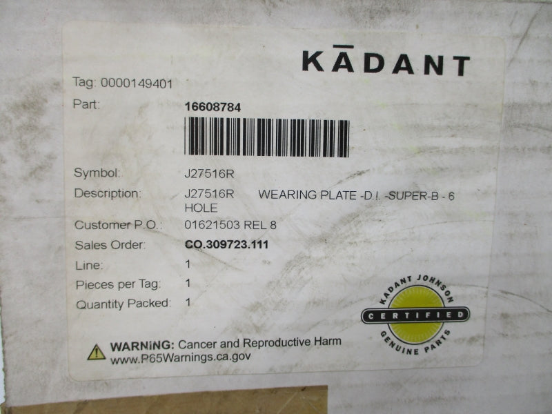 KADANT 16608784 J27516R NSFS
