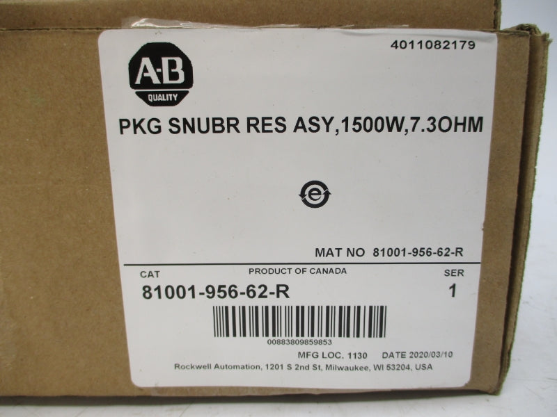 ALLEN BRADLEY 81001-956-62-R SER. 1 NSMP