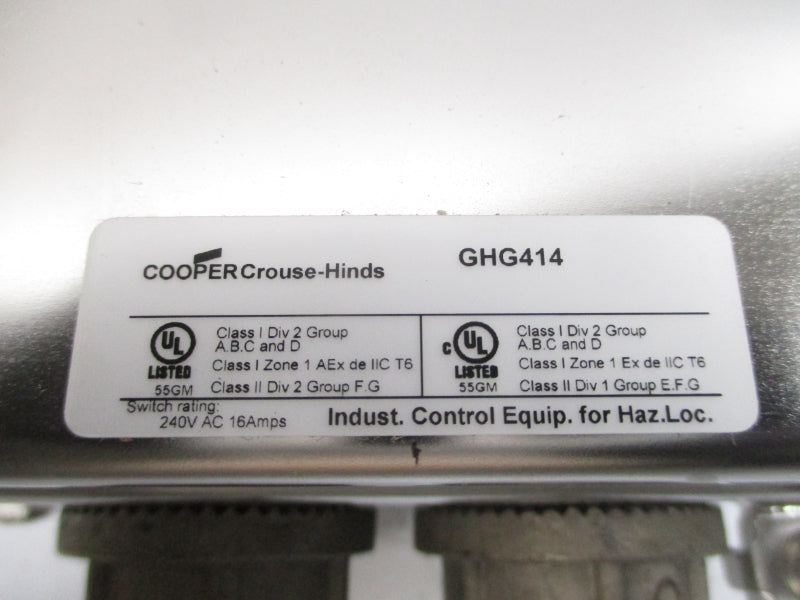 EATON GHG414 240VAC 16A NSNP