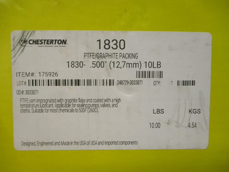 CHESTERTON 1830-.500" 175926 .500" NSMP
