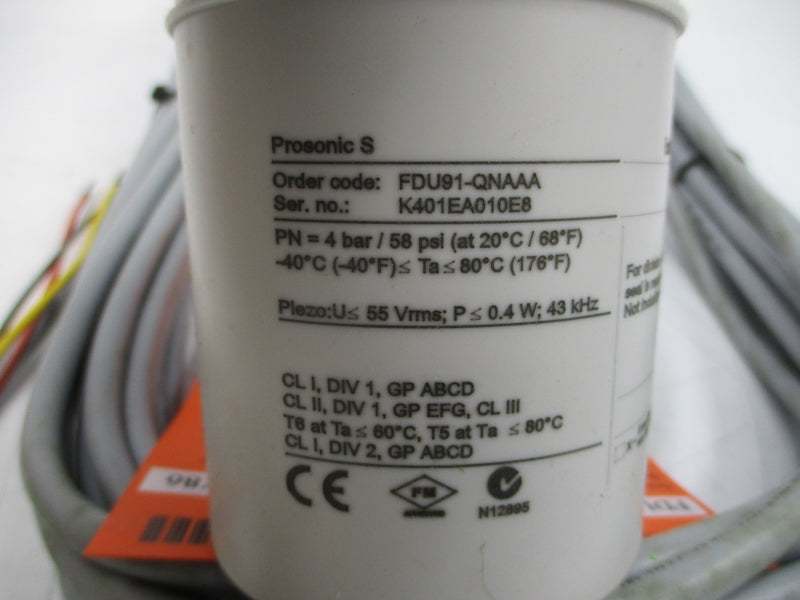ENDRESS+HAUSER FDU91-QNAAA 52022815 58PSI NSMP
