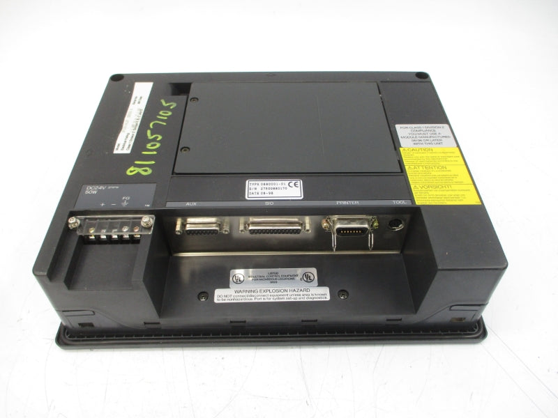 TOTAL CONTROL QPI-2D100-L2P 0880001-01 SER. A 24VDC 2.0A 10.5" NSMP