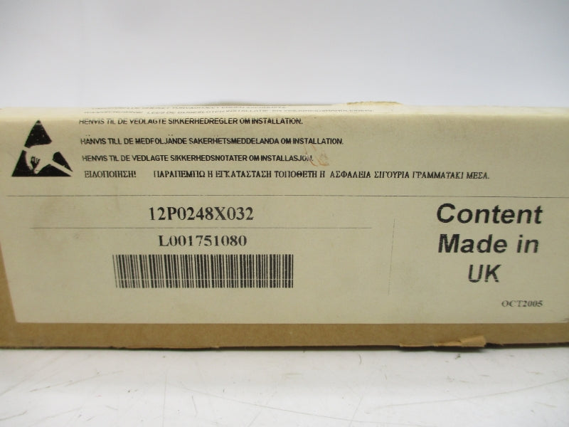 FISHER ROSEMOUNT CL6896X1-A1 12P0248X032 24VDC 1.0A REV. D NSMP
