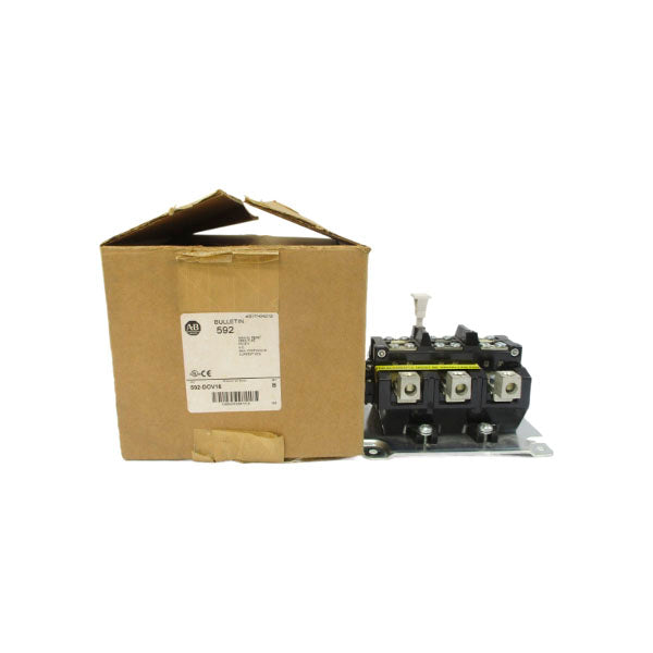ALLEN BRADLEY 592-DOV16 SER. B 120-600VAC 120A (BR/WH) NSMP