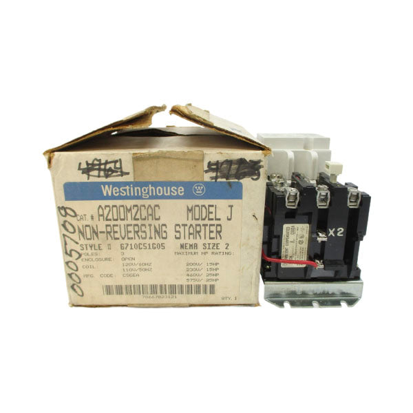 WESTINGHOUSE A200M2CAC 6710C51G05 110/120V 770A NSMP