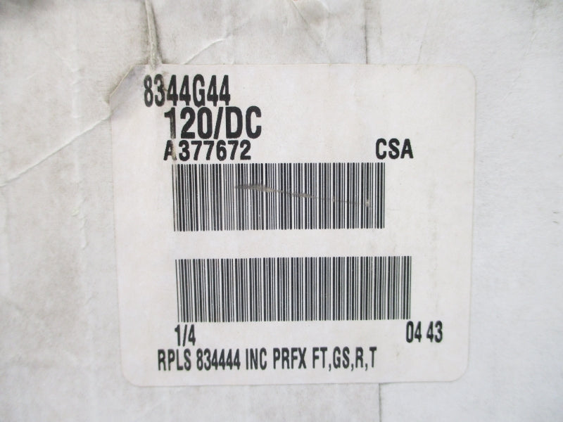 ASCO 8344G44 120VDC 10-125PSI 1/4" NSMP
