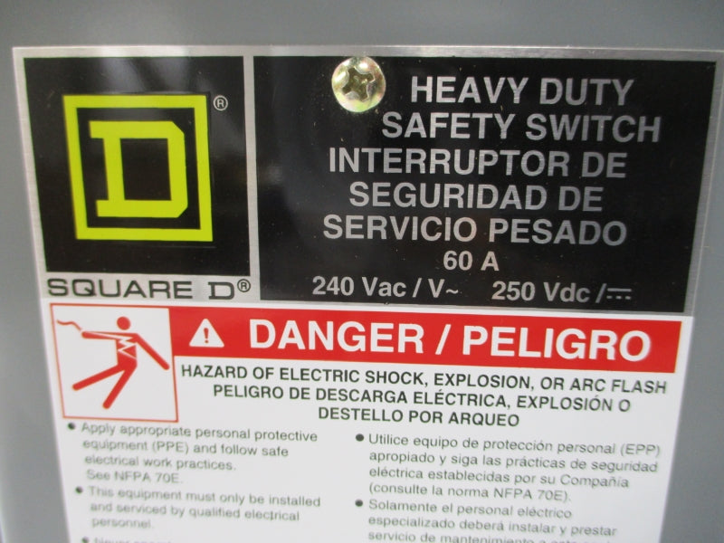SQUARE D H322N SER. F05 240VAC 60A NSNP