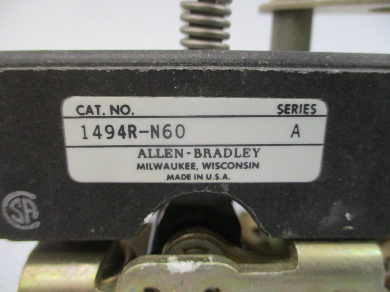 ALLEN BRADLEY 1494R-N60 SER. A 60A (AS PICTURED1) (BR/YL) NSMP