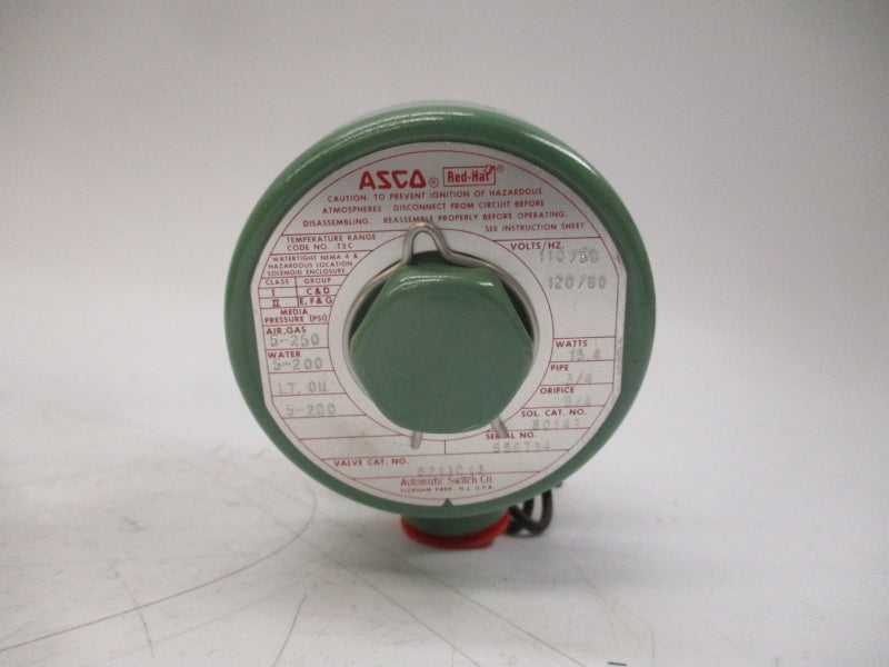 ASCO 8211C13 110/120V 5-250PSI 3/4" NSMP