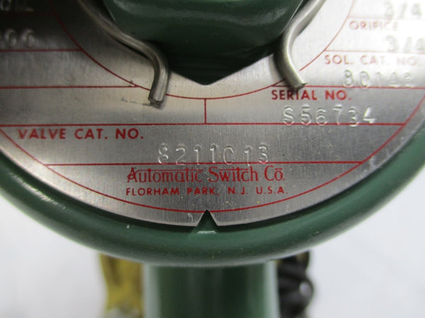 ASCO 8211C13 110/120V 5-250PSI 3/4" NSMP