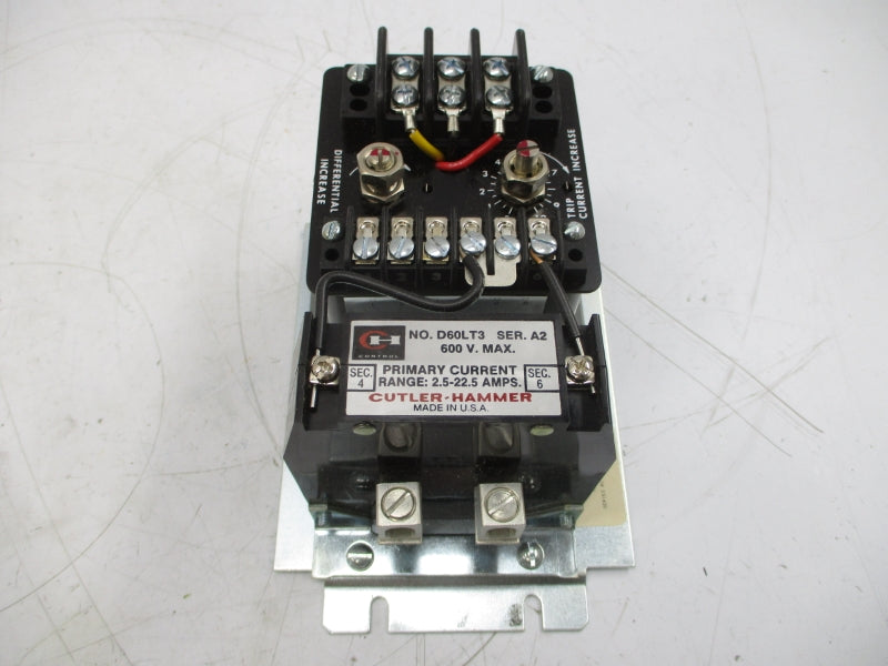 CUTLER HAMMER D60LA3 SER. A1 600V 2.5-22.5A 4-6S NSMP