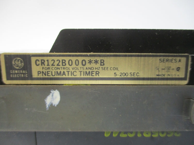 GENERAL ELECTRIC CR122B00002B SER. A 115V 0.5-1.0A 5-200S NSMP