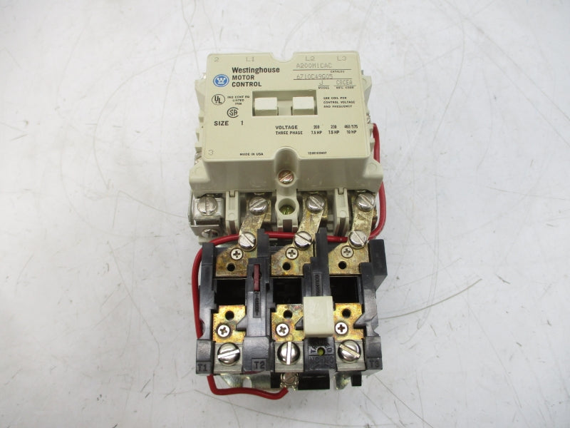 WESTINGHOUSE A200M1CAC 6710C49G05 110/120V 770A NSMP