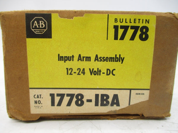 ALLEN BRADLEY 1778-IBA SER. B 12-24VDC NSMP