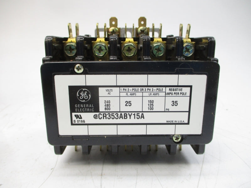 GENERAL ELECTRIC CR353ABY15A 110/120VAC 35A NSMP