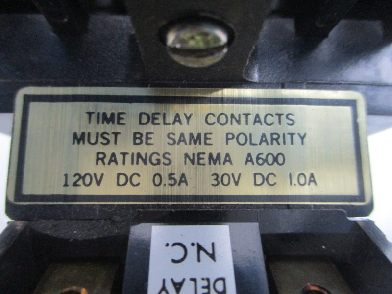 GENERAL ELECTRIC CR122B00002B SER. A 115V 0.5-1.0A 5-200S NSMP
