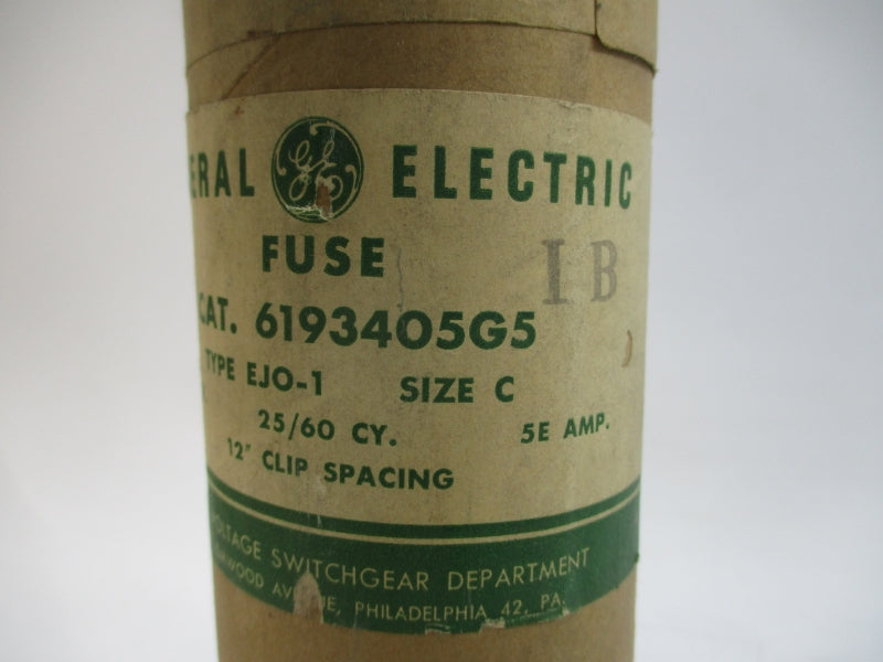 GENERAL ELECTRIC 6193405G5 EJO-1 2400V 5EA NSMP