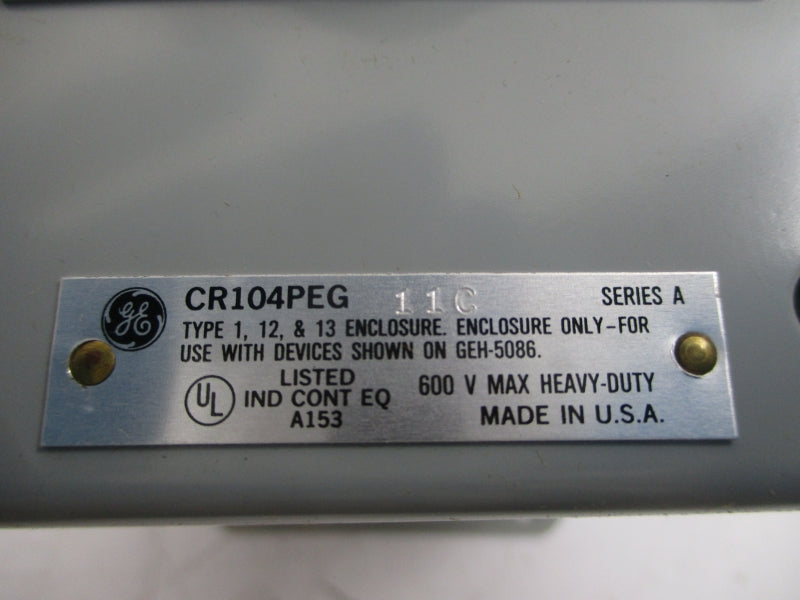 GENERAL ELECTRIC CR104PEG11C SER. A 600V NSMP