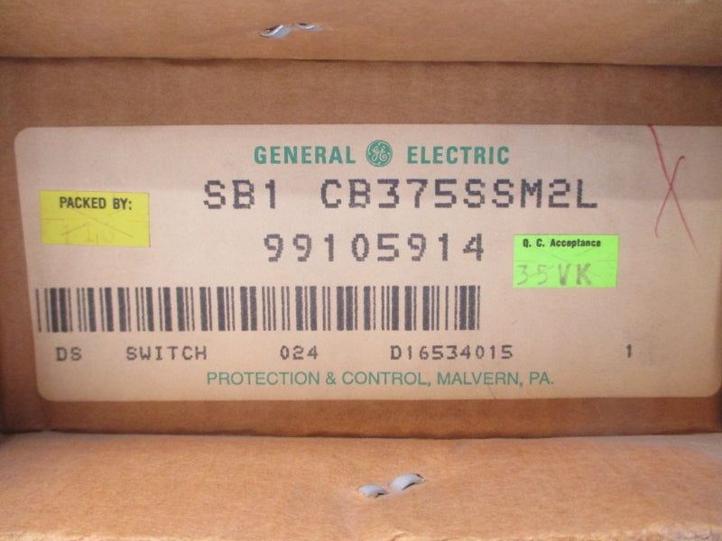 GENERAL ELECTRIC SB1CB375SSM2L NSFS