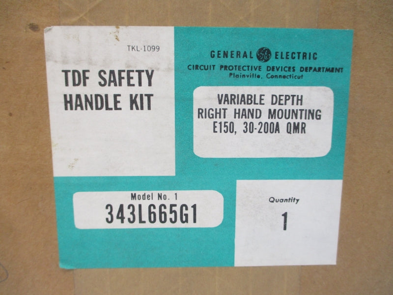 GENERAL ELECTRIC 343L665G1 30-200A NSMP