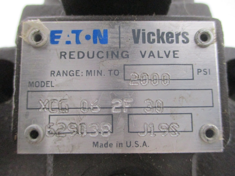 EATON VICKERS XCG062F30 629038 2000PSI NSNP