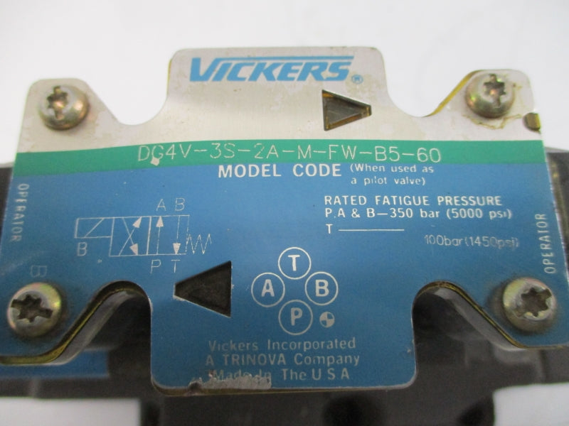 VICKERS DG5V-8-S-0A-E-M-FW-B-10 02-325858 110/120V .46/.48A 1450-5000PSI NSNP