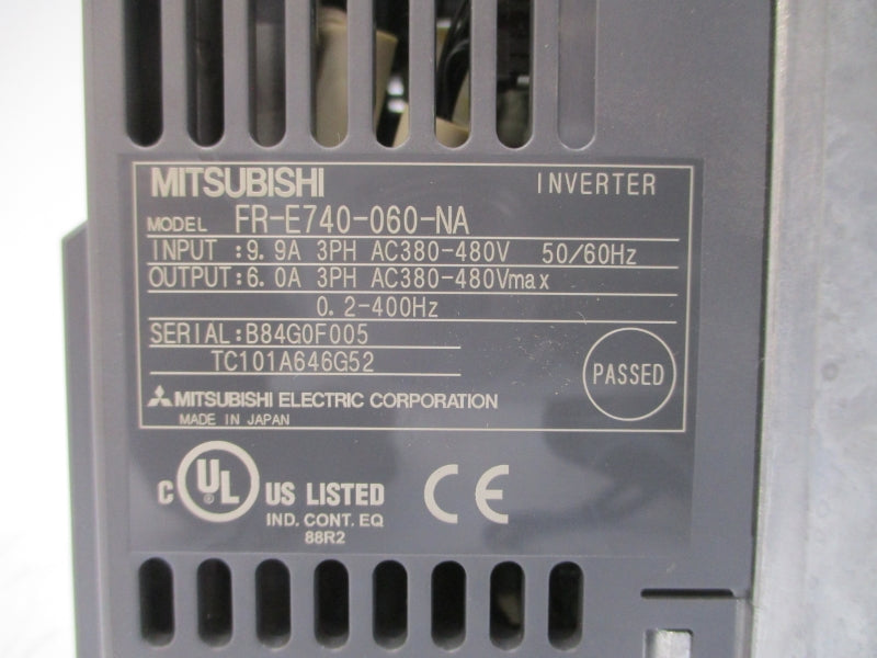 MITSUBISHI FR-E740-060-NA 380-480VAC 9.9A NSMP